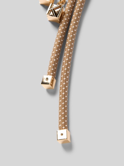 MICHAEL Michael Kors Tashanger met labelapplicaties, model 'CHARMS NOVELTY' Beige - 3