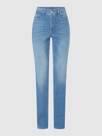 MAC Skinny Fit Jeans im High Waist Stil Hellblau 1