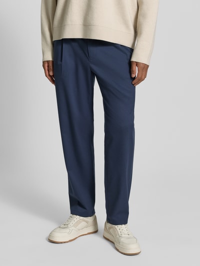 MCNEAL Stoffen broek met elastische band Marineblauw - 4