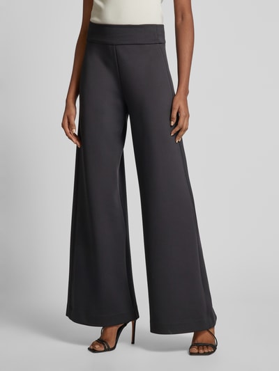 MaxMara Leisure Stoffen broek met uitlopende pijpen, model 'LEVANTE' Zwart - 4