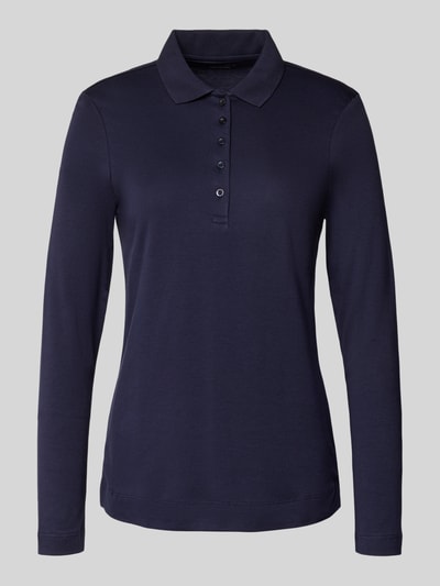 Christian Berg Woman Regular fit poloshirt met knoopsluiting Donkerblauw - 2