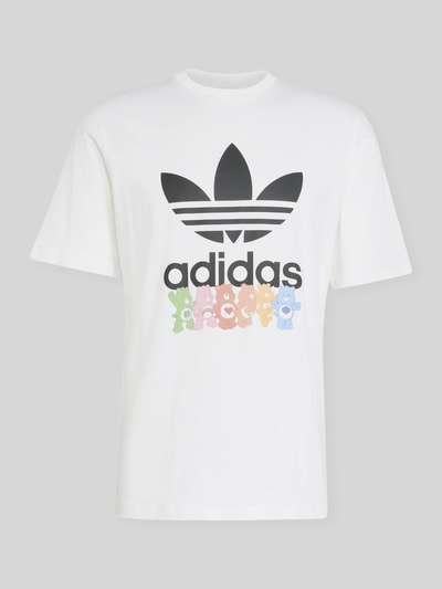 adidas Originals t-shirt o kroju regular fit z czystej bawełny Biały 2