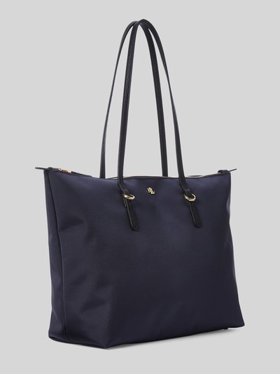 Lauren Ralph Lauren Torebka do ręki z detal z logo Ciemnoniebieski 3