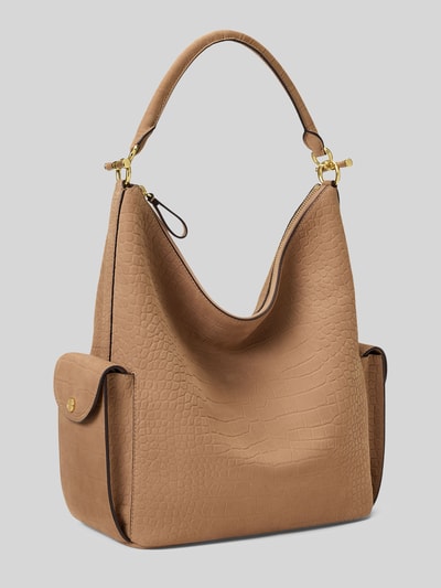 Lauren Ralph Lauren Henkeltasche aus echtem Leder Camel 3