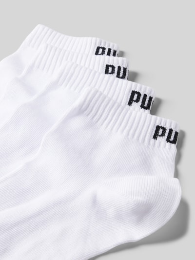 Puma Socken mit Logo-Detail im 4er-Pack Weiss 2