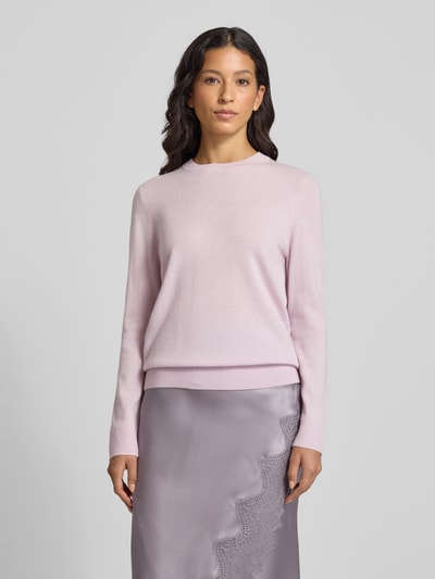 Jake*s Casual Strickpullover aus Kaschmir mit Rundhalsausschnitt Rose 4