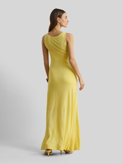 Lauren Ralph Lauren Maxi-jurk van mix van viscose en katoen Lichtgeel - 5