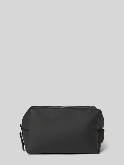 RAINS Toilettas met logo Zwart - 1