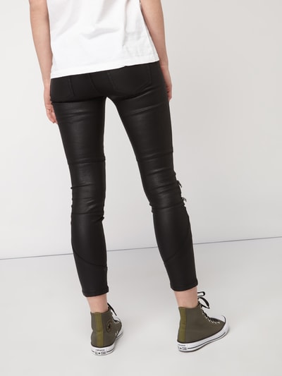 Tigha Coated Skinny Jeans im store Biker-Look w25