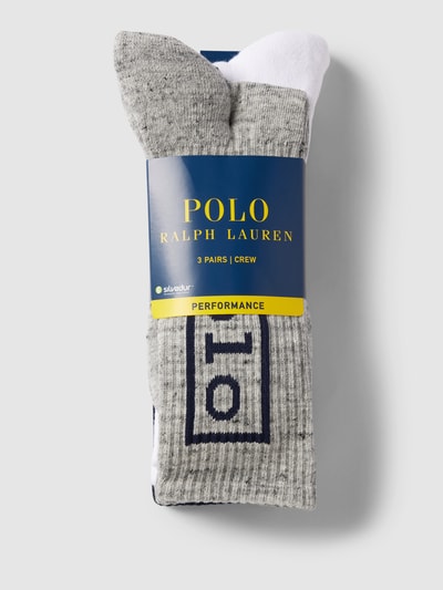 Polo Ralph Lauren Underwear Sokken met labeldetail in een set van 3 paar Donkerblauw - 3