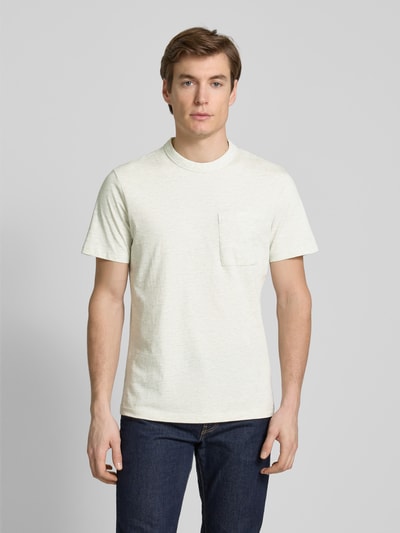 Casual Friday T-Shirt mit Rundhalsausschnitt Modell 'JASPER' Offwhite 4