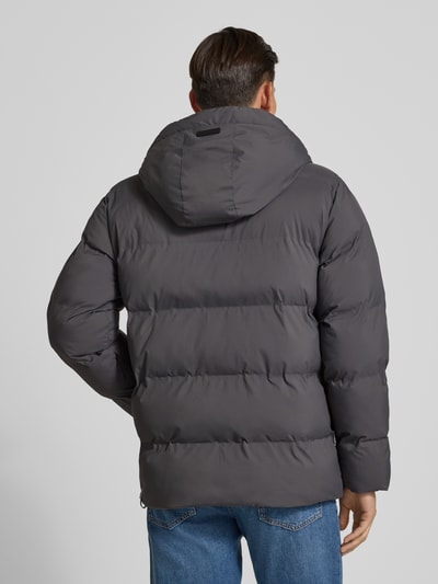 khujo Gewatteerd jack met capuchon, model 'Silas' Antraciet - 5