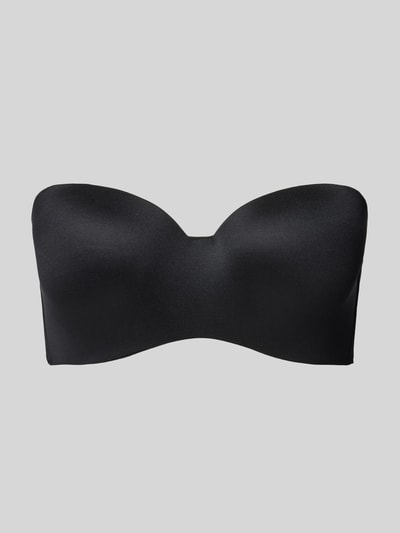 MAGIC Bodyfashion Voorgevormde bh met afneembare bandjes en push-up-effect Zwart - 1