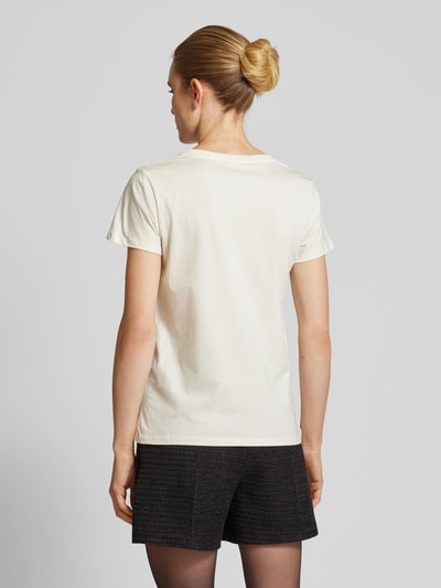 LIU JO SPORT T-Shirt mit Label-Print Offwhite 5