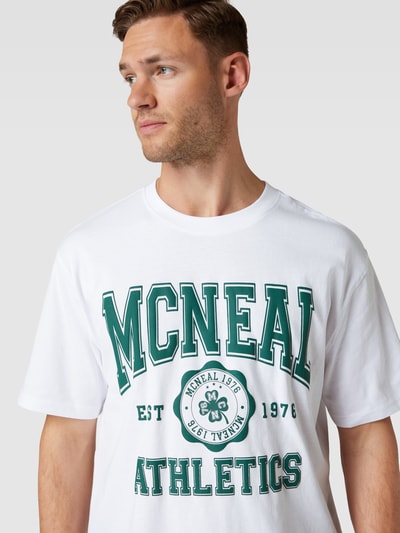 MCNEAL T-shirt z detalami z logo Biały 3