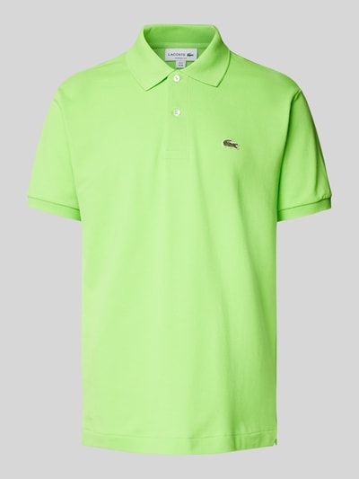 Lacoste Koszulka polo o kroju classic fit z detalem z logo model ‘CORE’ Jabłkowozielony 2