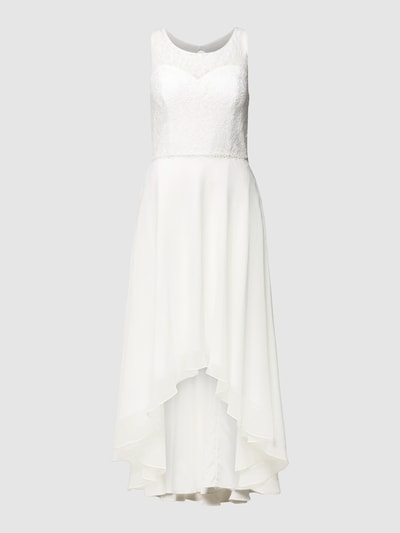 Luxuar Brautkleid mit Details aus Spitze Offwhite 2