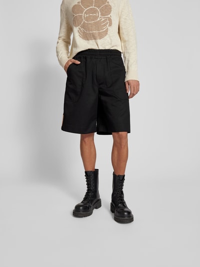 ISNURH Shorts mit elastischem Bund Black 4