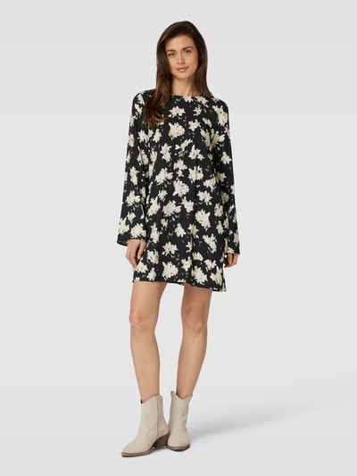 Jake*s Casual Mini-jurk met all-over print Zwart - 1