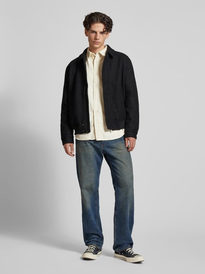 Redefined Rebel Regular fit corduroy overhemd met kentkraag, model 'TRISTAN' Offwhite - 1