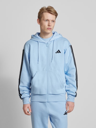 ADIDAS SPORTSWEAR Sweatjacke mit Viskose-Anteil und  Label-Stitching Bleu 4