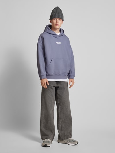 Vertere Oversized hoodie met capuchon, model 'LOVERS' Lila - 1