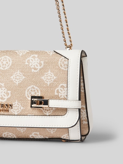 Guess Handtas met logomotief, model 'LORALEE' Zand - 3