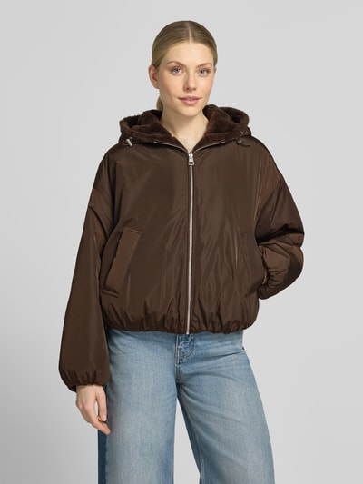 Marc O'Polo Relaxed Fit Blouson mit Wendefunktion Dunkelbraun 4