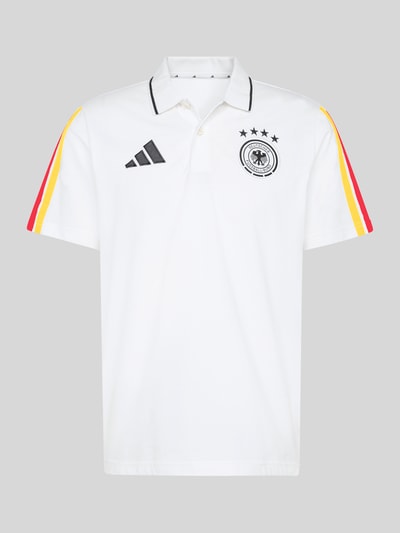 adidas Sportswear Regular Fit T-Shirt aus reiner Baumwolle Modell 'Deutschland DNA Polo WM 2026' Weiss 2
