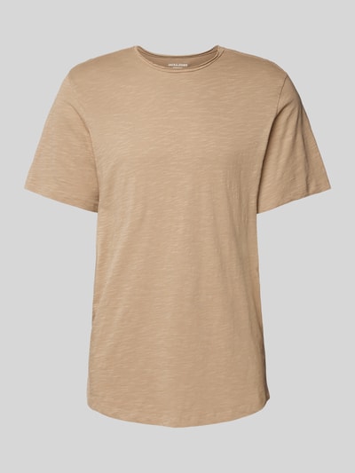 Jack & Jones T-shirt met ronde hals, model 'BASHER' Beige - 2