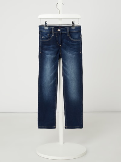 s.Oliver RED LABEL Tapered Fit Jeans mit Stretch-Anteil Modell 'Taber'  Jeansblau 1