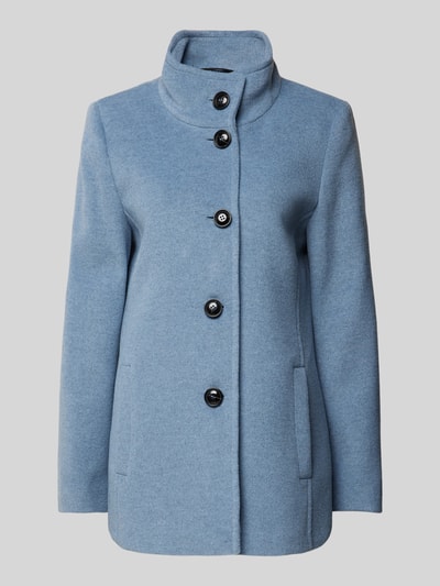 Fuchs Schmitt Wolljacke mit Stehkragen und Knopfverschluss Bleu 2