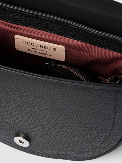 Coccinelle Torebka saddle z detalem z logo model ‘BLAIRE’ Czarny 5