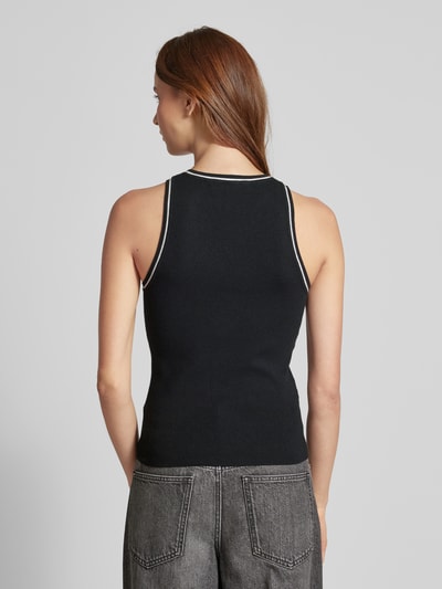 Mango Tanktop mit Rundhalsausschnitt Black 5