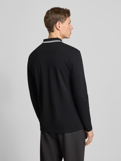 BOSS Green Koszulka polo o kroju regular fit z czystej bawełny model ‘PLISY’ Czarny 5