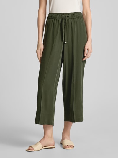 Tom Tailor Loose Fit Culotte aus Viskose-Mix Dunkelgruen 4