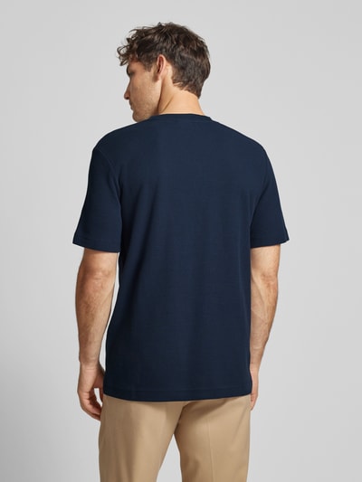 Tom Tailor Regular fit T-shirt met logo-applicatie Marineblauw - 5