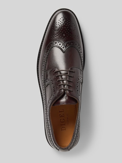 DIGEL Derby mit Lochmuster Modell 'Sherlock' Dunkelbraun 3