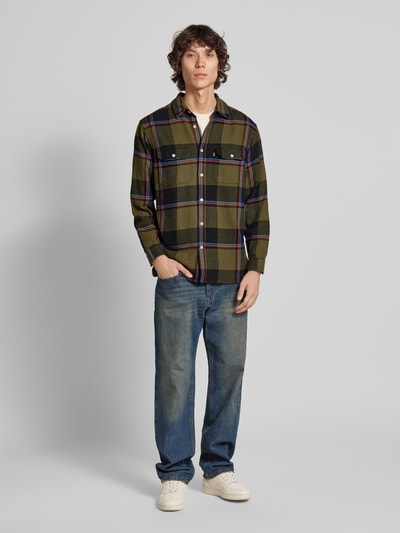 Levi's® Freizeithemd mit Knopfleiste Modell 'JACKSON' Dunkelgruen 1