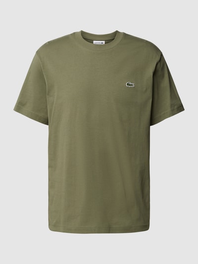 Lacoste T-Shirt mit Rundhalsausschnitt Modell 'BASIC' Oliv 2