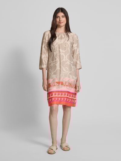 Betty Barclay Knielanges Kleid mit 3/4-Arm Taupe 1