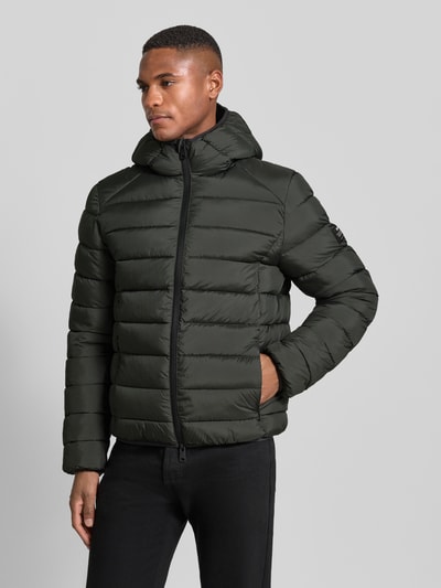 ECOALF Kurtka pikowana z zamkiem błyskawicznym dwustronnym model ‘ASPENALF’ Oliwkowy 4