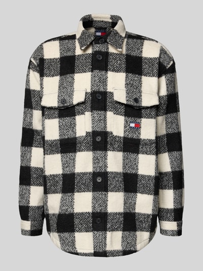 Tommy Jeans Regular fit overhemdjack met ruitmotief Zwart - 2