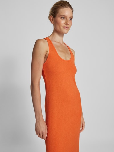 Mango Maxikleid mit Rundhalsausschnitt Modell 'MINT' Orange 3