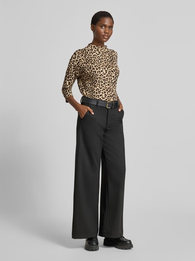 Christian Berg Woman Bluzka z długim rękawem ze stójką Piaskowy 1