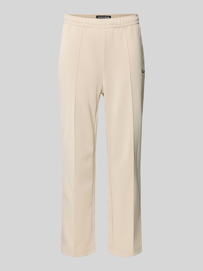 Pegador Sweatpants mit Label-Stitching Modell 'Motus Track Pants' Ecru 2
