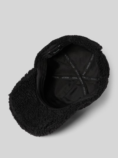 GUESS Basecap aus Teddyfell Black 2