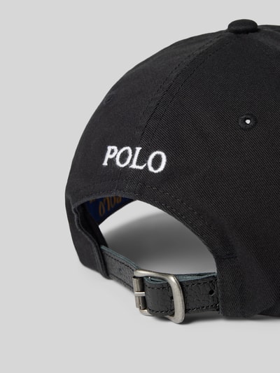 Polo Ralph Lauren Czapka z daszkiem z wyhaftowanym logo Czarny 3