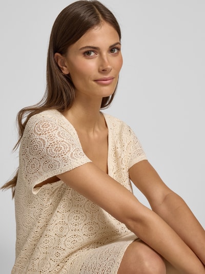 Vero Moda Regular fit vrijetijdsjurk van kant, model 'MAYA' Offwhite - 3