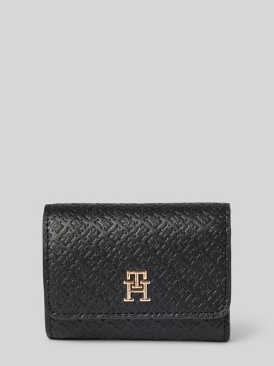 Tommy Hilfiger Portemonnaie mit Label-Detail Modell 'ETERNITY' Black 1